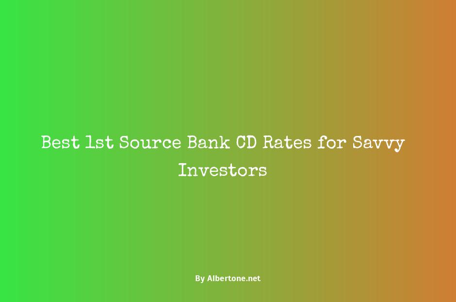 1st source bank cd rates