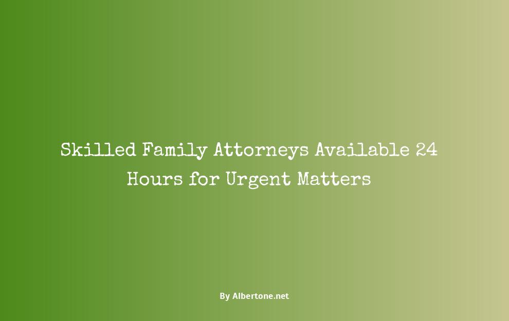 24 hour family lawyer