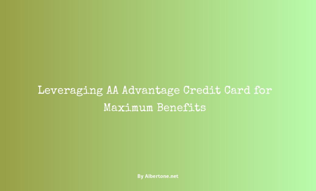 aa advantage credit card