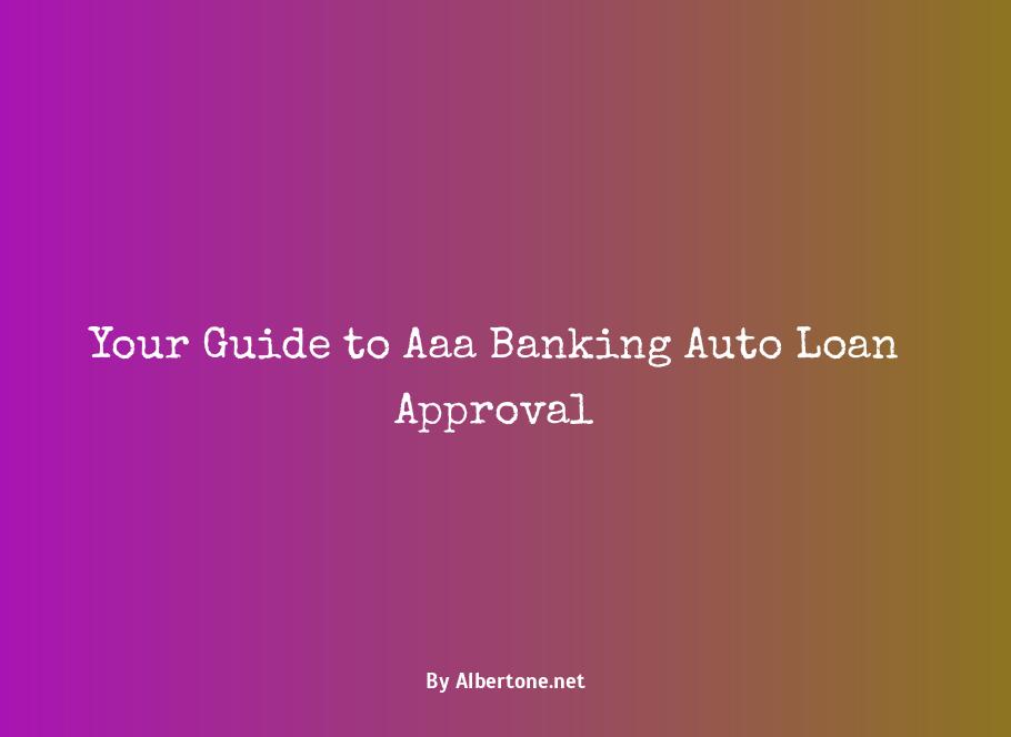 aaa banking auto loan