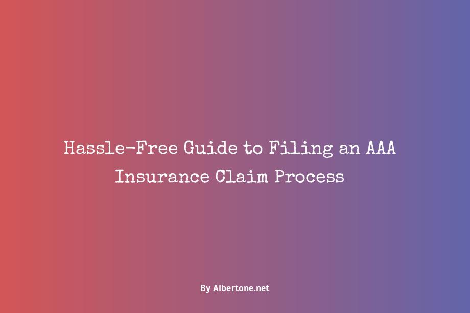 aaa insurance claim process