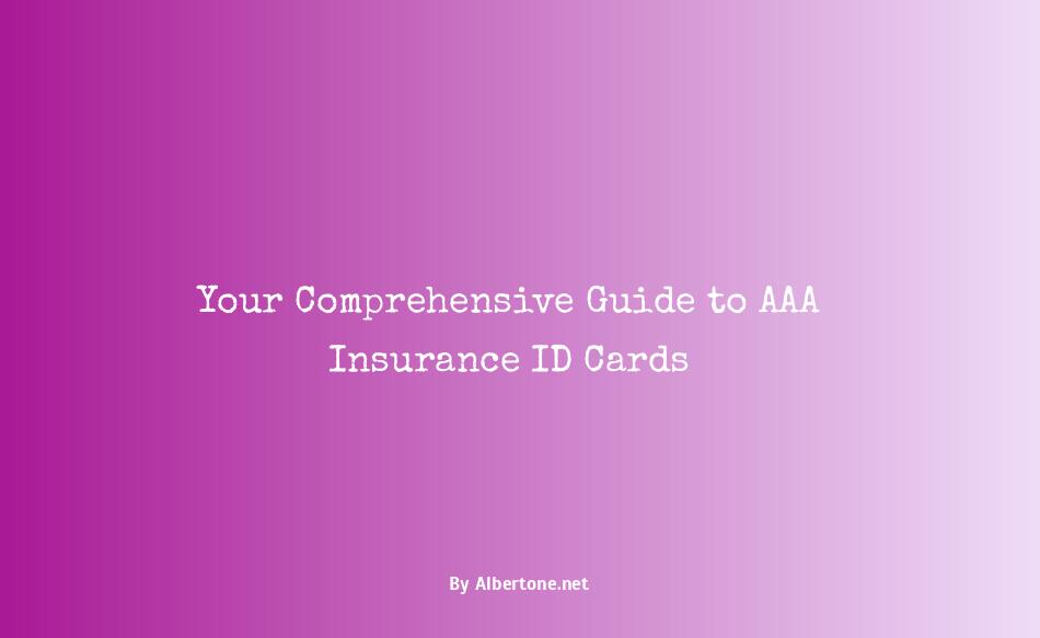 aaa insurance id card