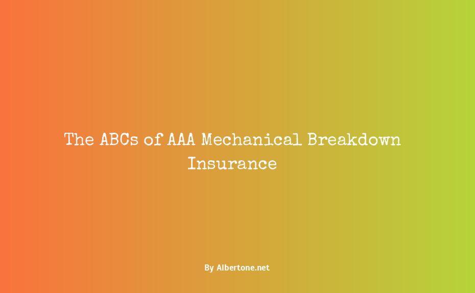 aaa mechanical breakdown insurance