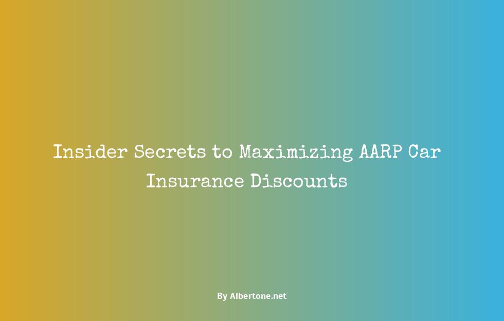 aarp car insurance discounts