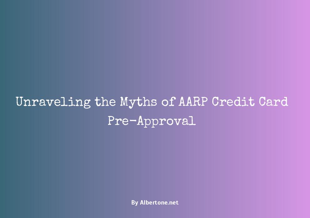 aarp credit card pre approval