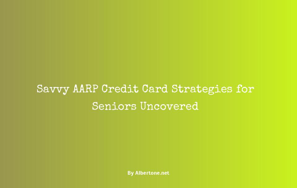 aarp credit cards for seniors