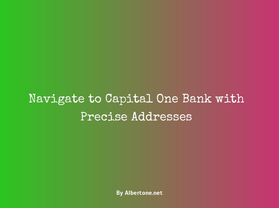 address of capital one bank