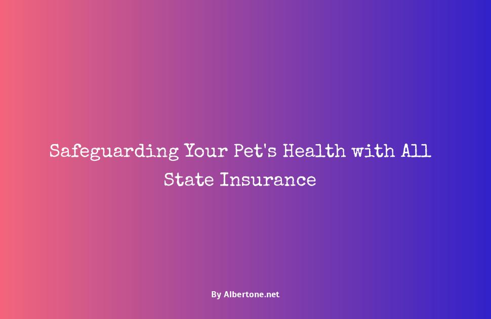 all state pet insurance