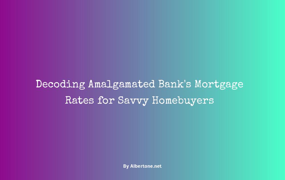 amalgamated bank mortgage rates