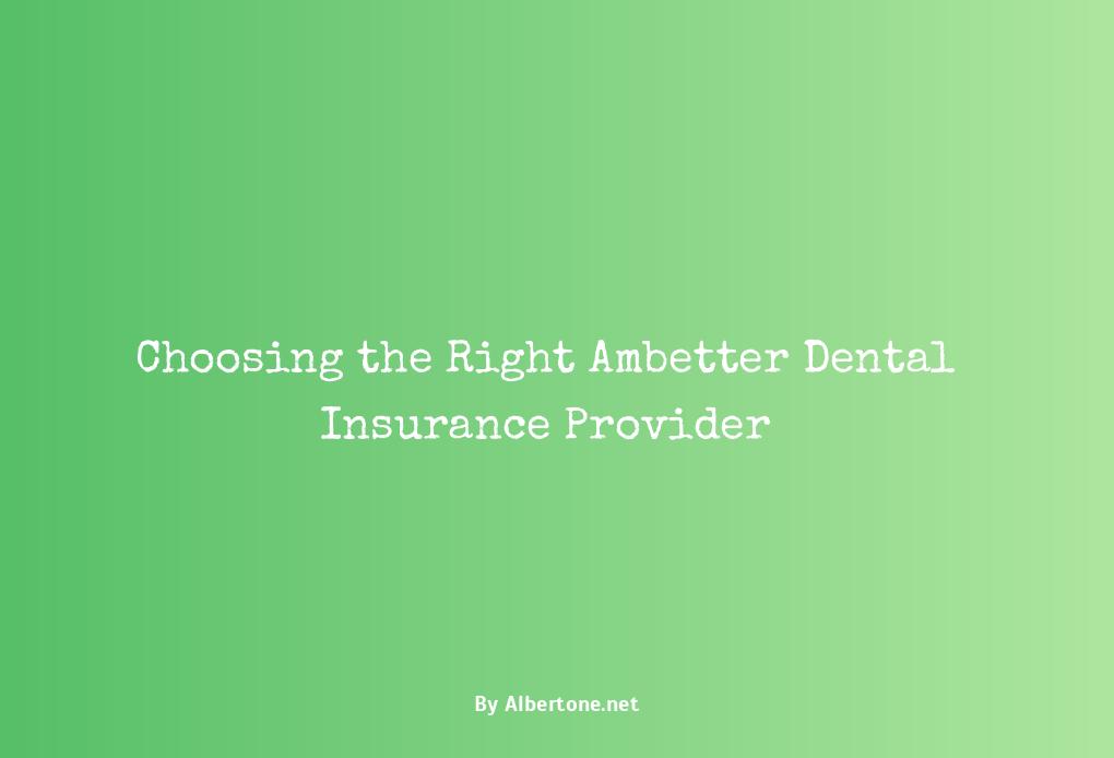 ambetter dental insurance providers