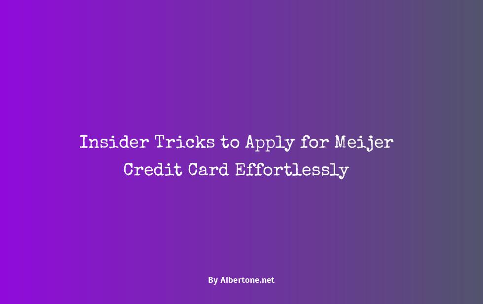 apply for meijer credit card