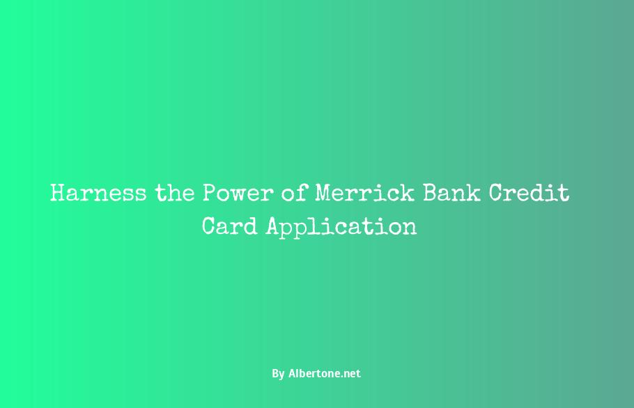 apply for merrick bank credit card