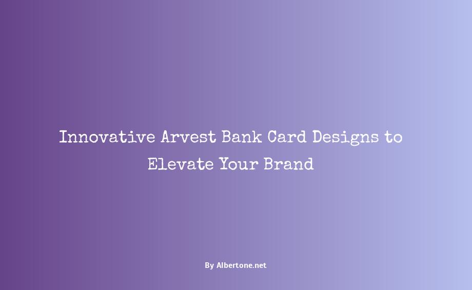 arvest bank card designs