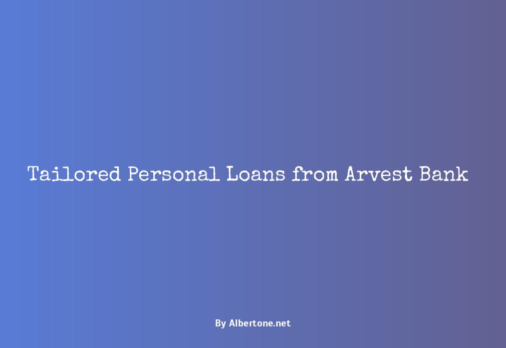 arvest bank personal loan