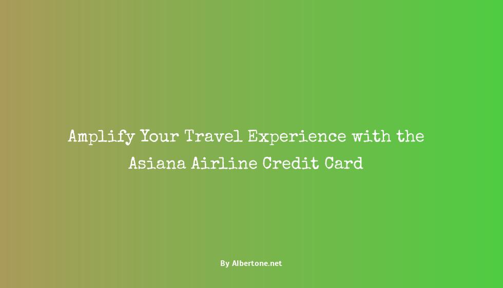 asiana airline credit card