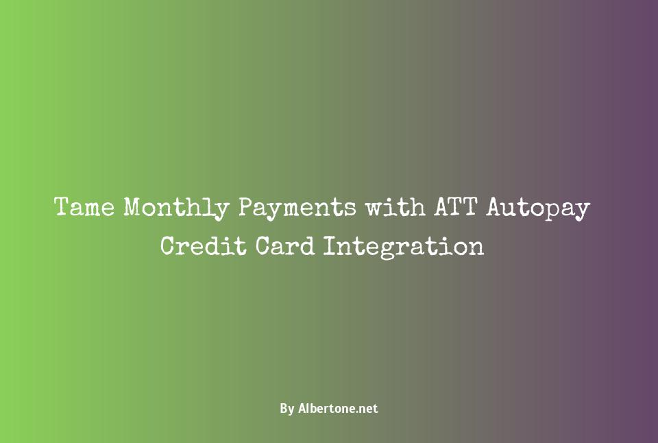 att autopay credit card