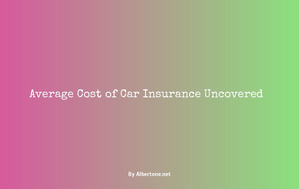 average cost of car insurance