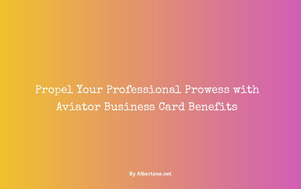 aviator business card benefits