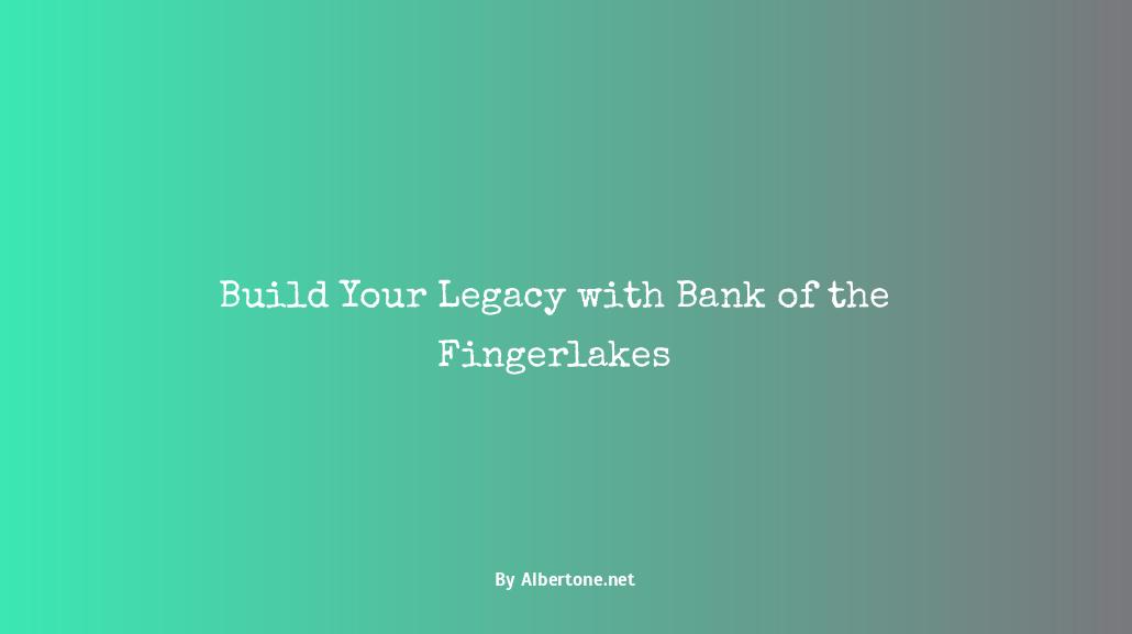 bank of the fingerlakes