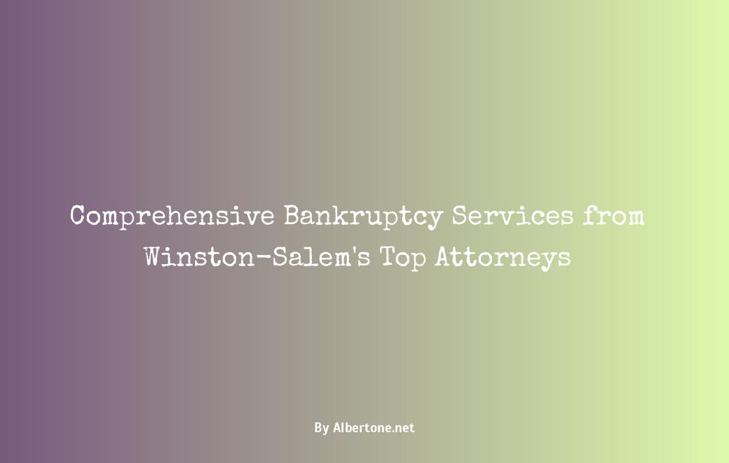 bankruptcy lawyer in winston-salem