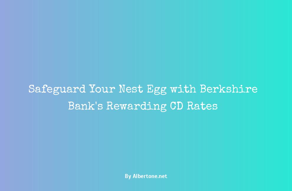 berkshire bank cd rates