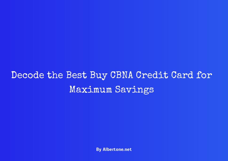 best buy cbna credit card