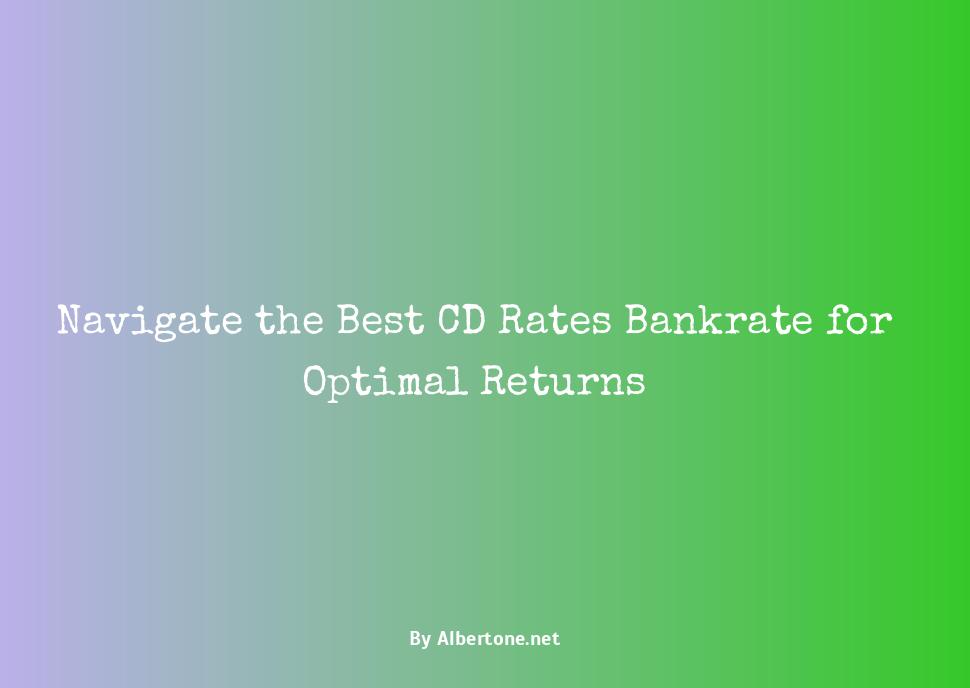 best cd rates bankrate