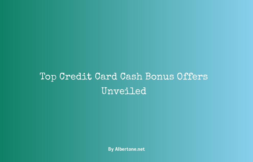 best credit card cash bonus offers