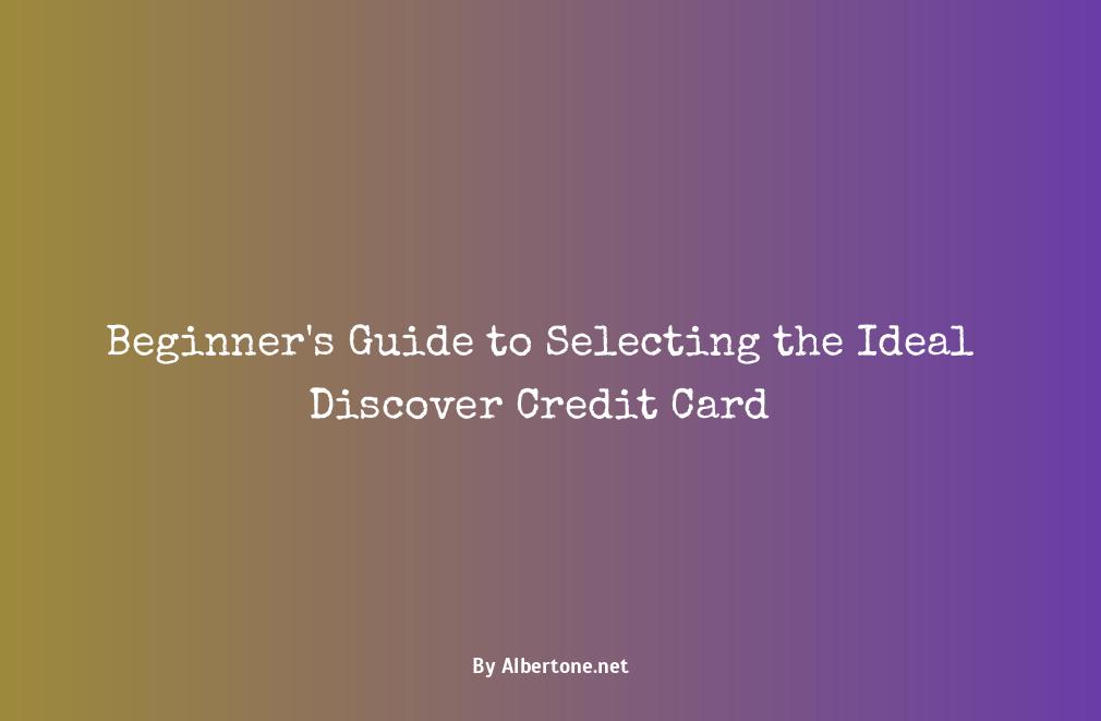 best discover credit card for beginners