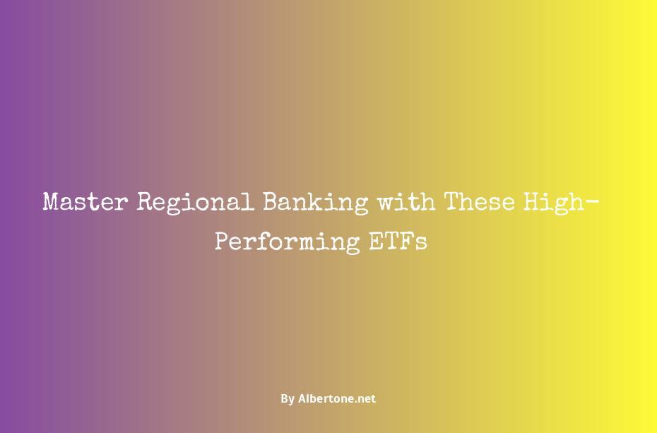 best regional bank etf