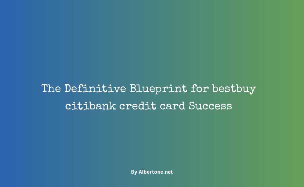 bestbuy citibank credit card