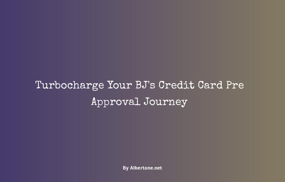 bj's credit card pre approval