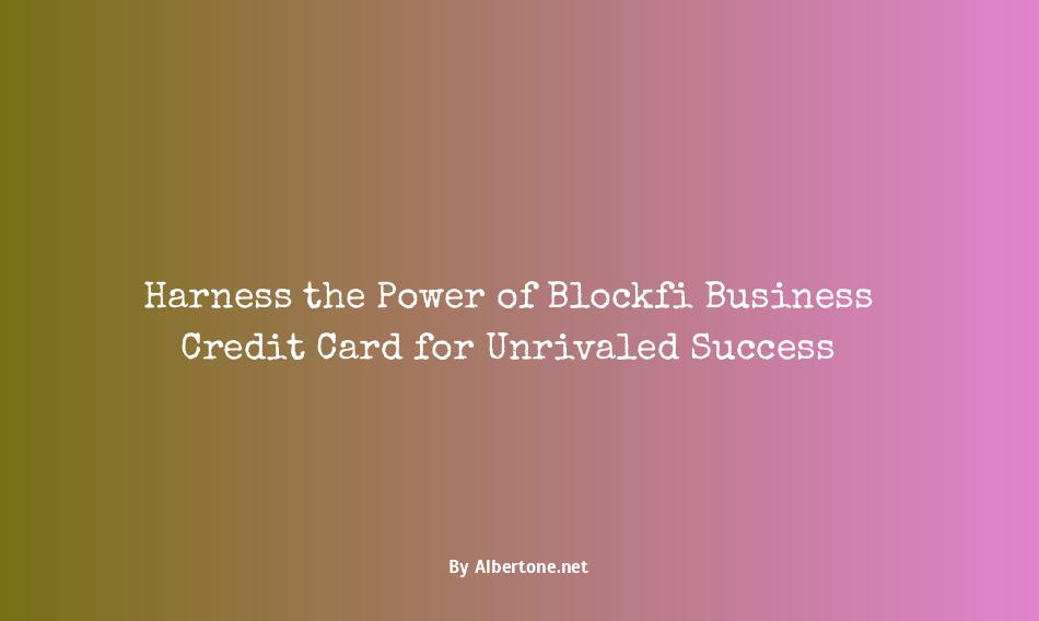 blockfi business credit card