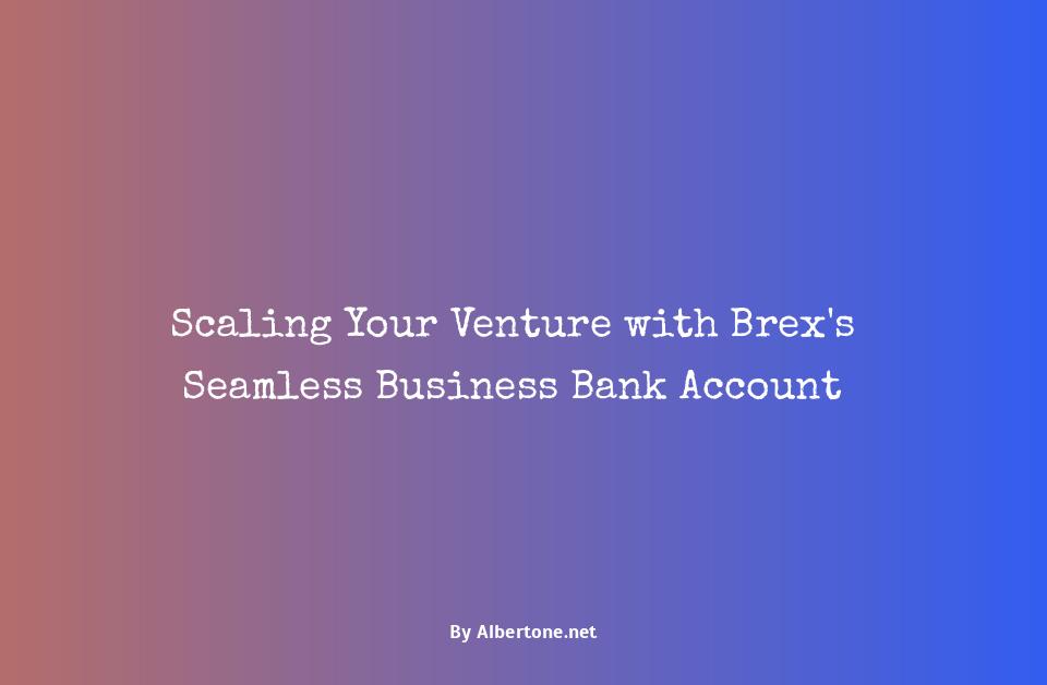 brex business bank account