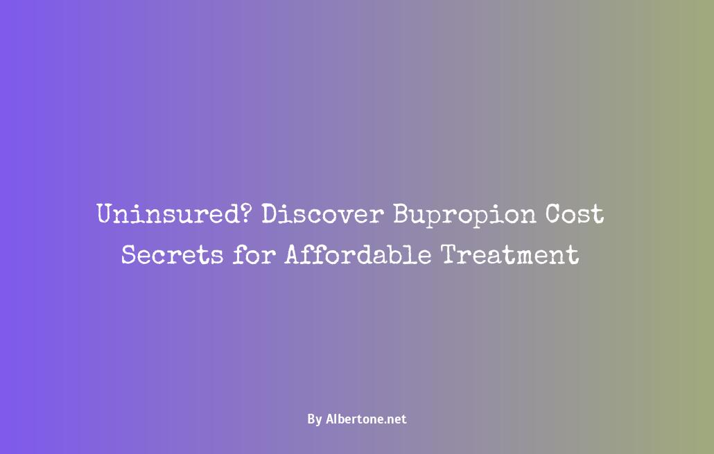 bupropion cost without insurance