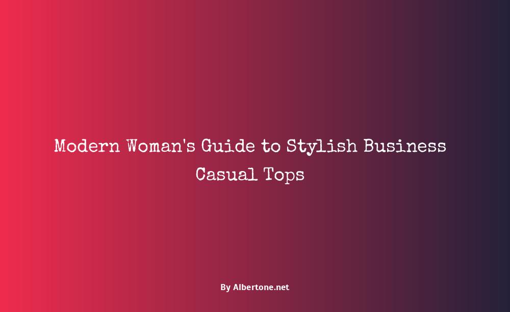 business casual tops for women