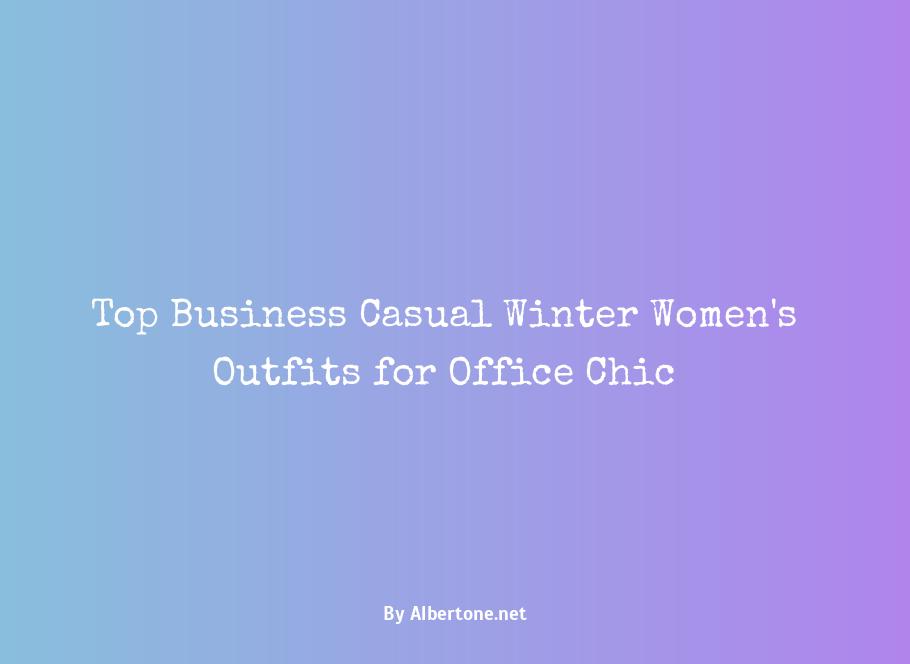 business casual winter women