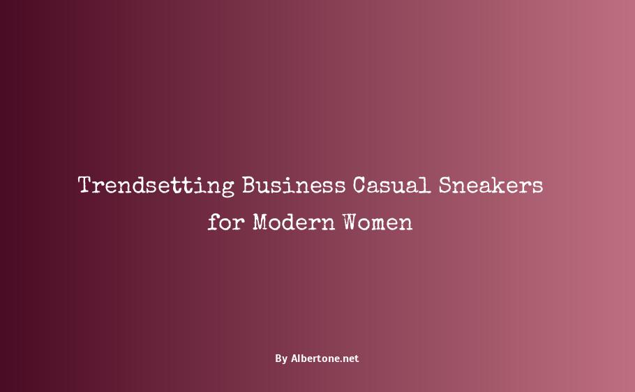 business casual with sneakers women