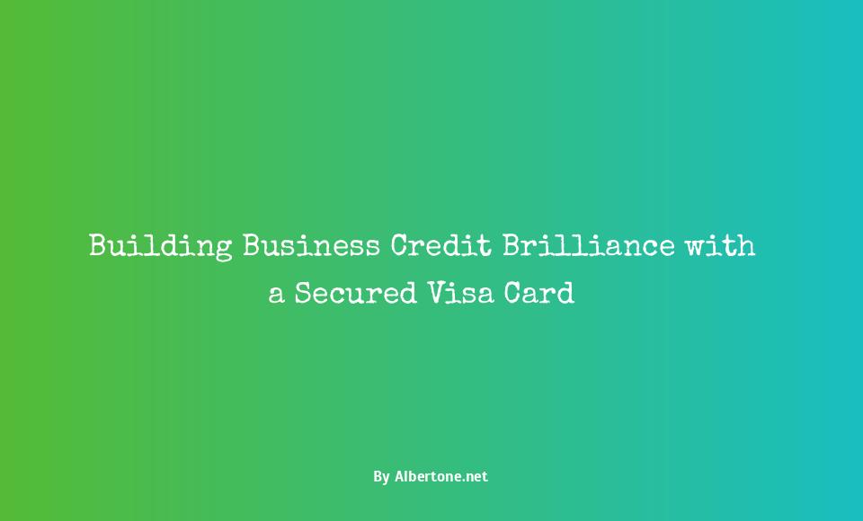 business edition secured visa card