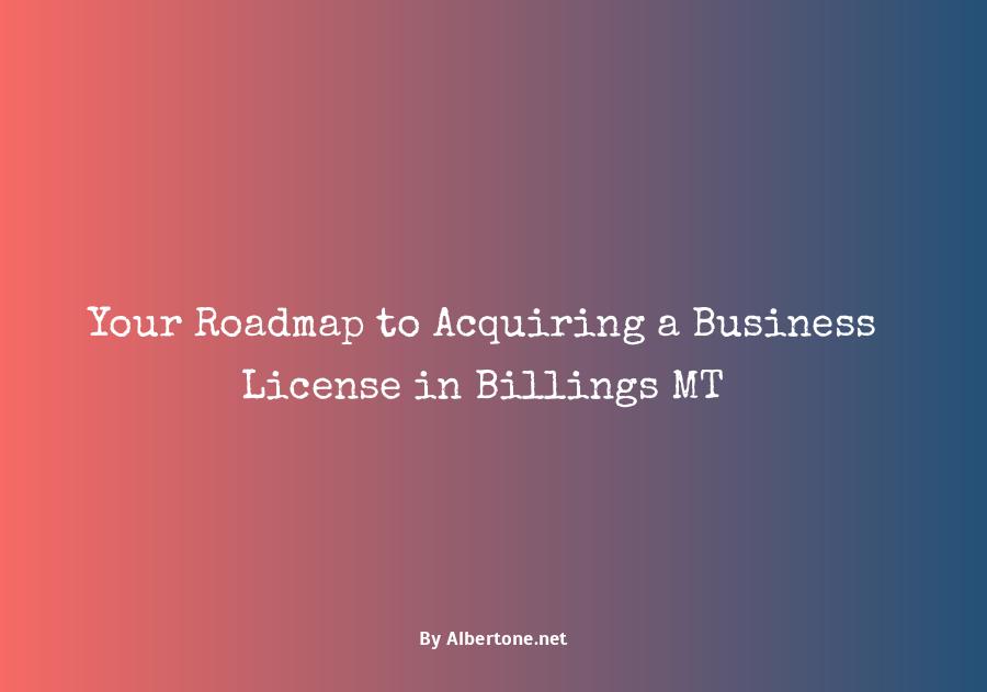 business license billings mt