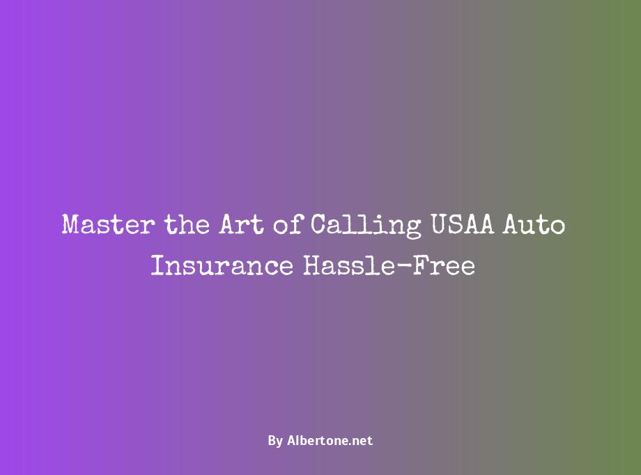 call usaa auto insurance