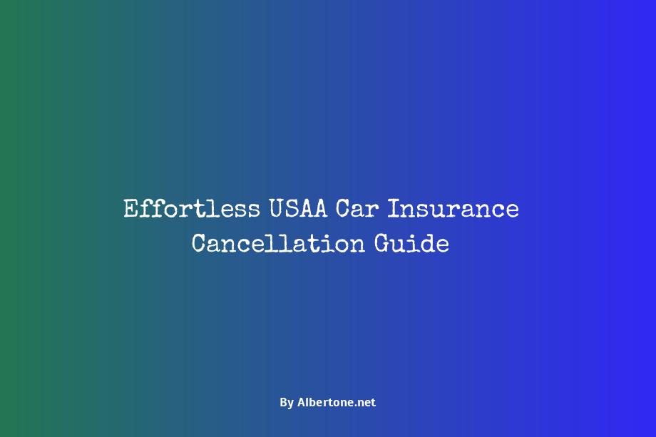 cancel usaa auto insurance