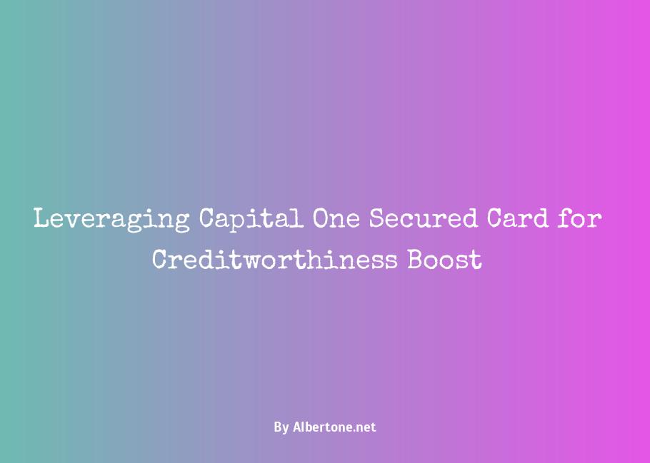 capital one secured credit card status