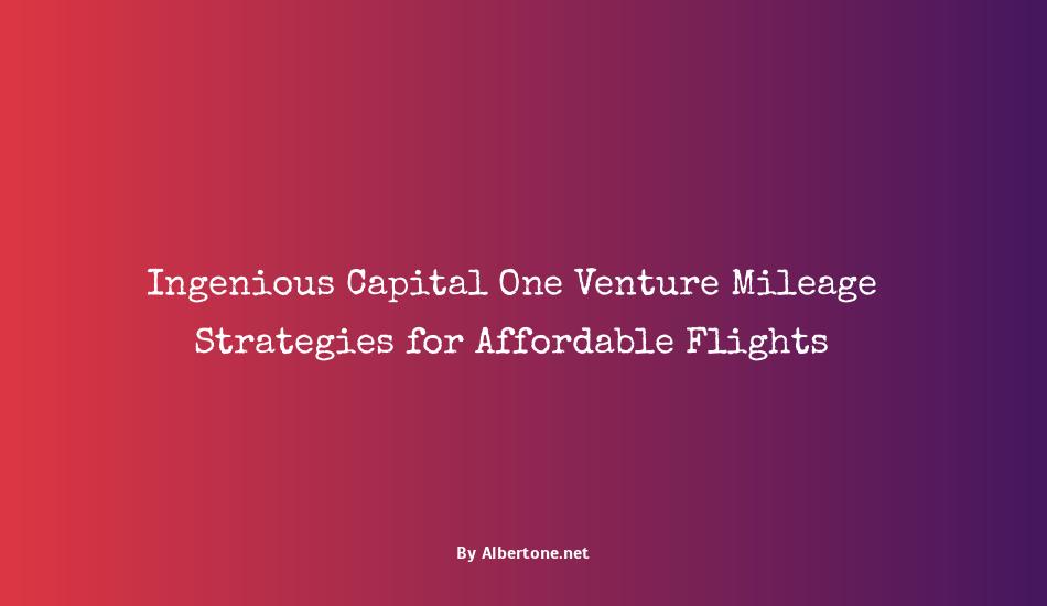 capital one venture how many miles for a flight