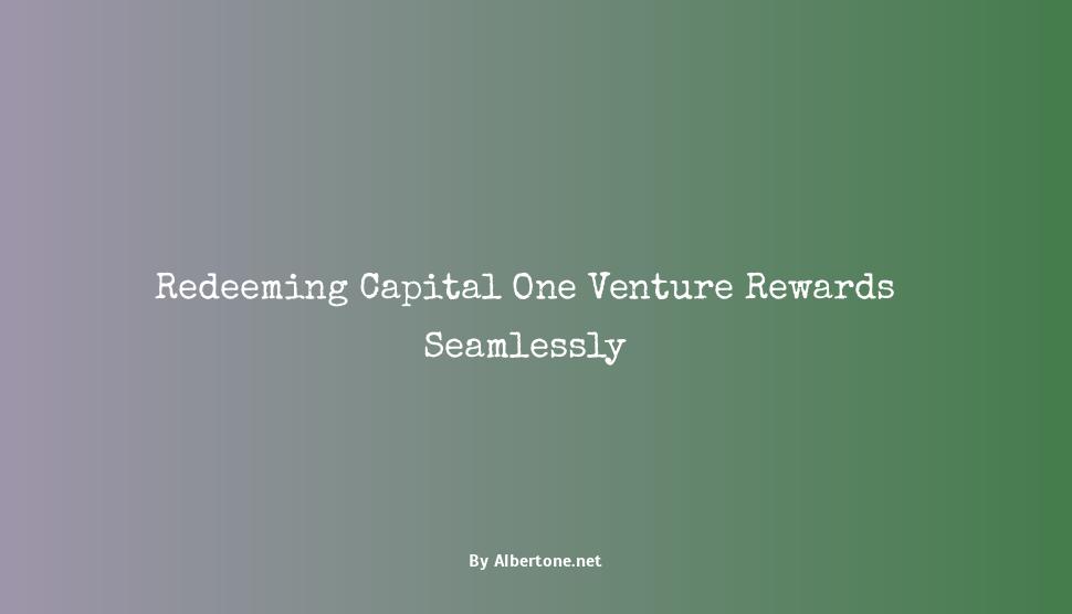 capital one venture rewards redeem