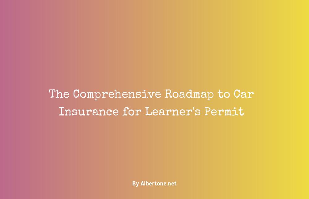 car insurance for learner's permit