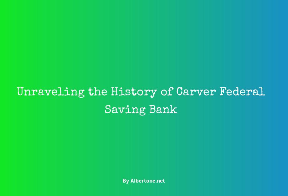 carver federal saving bank