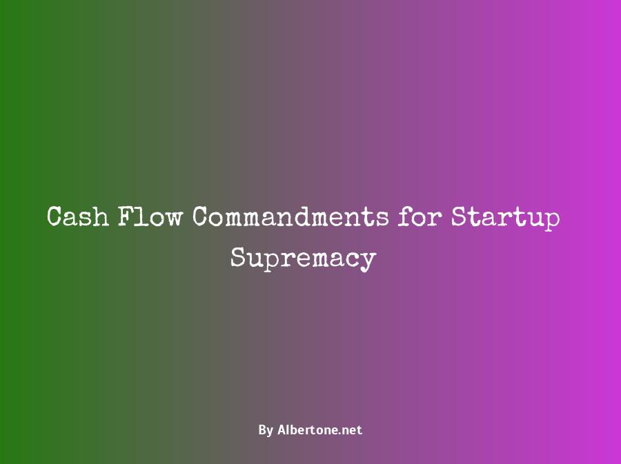 cash flow statement for startup business example