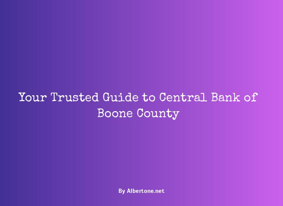 central bank of boone county