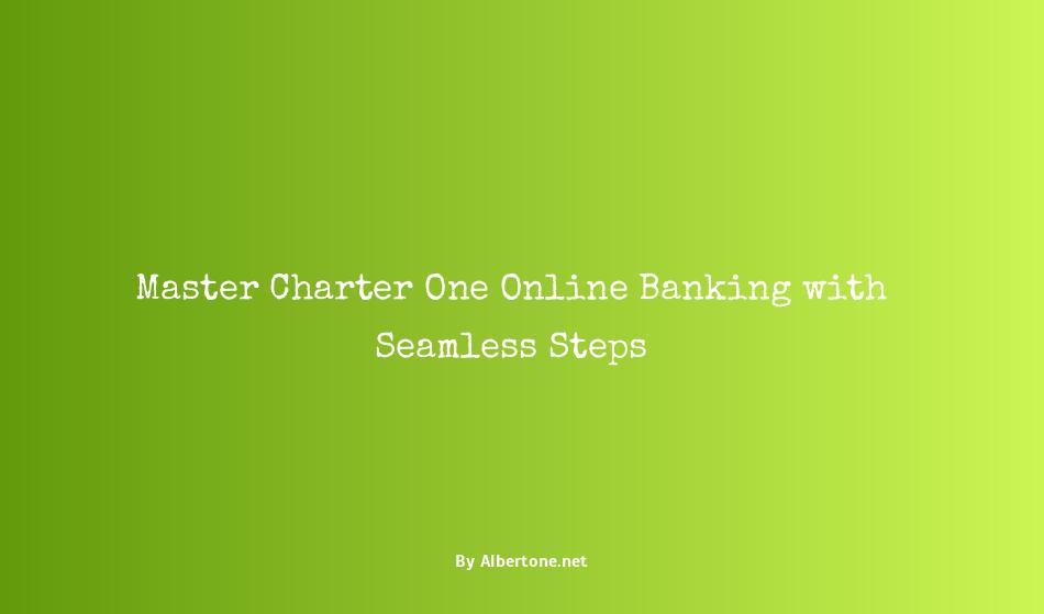 charter one online banking